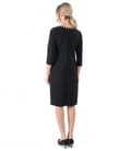 Rochie din stofa elastica cu maneci 3/4