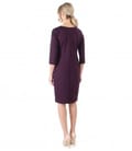 Rochie midi din jerse elastic gros cu buzunare laterale