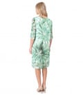 Rochie lejera din voal cu imprimeu floral
