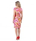 Rochie din bumbac imprimat cu motive florale