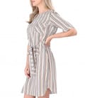 Rochie tip camasa cu cordon in talie