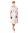 Rochie lejera din viscoza elastica cu cordon din sfoara