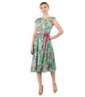 Rochie eleganta din viscoza imprimata