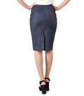 Fusta office din denim elastic