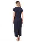 Rochie lunga din jerse elastic uni