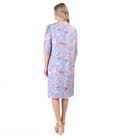 Rochie lejera din serj de viscoza imprimata cu motive paisley