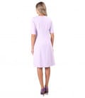 Rochie office evazata cu cusatura decorativa