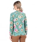 Bluza lejera imprimata cu motive florale