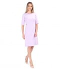 Rochie office evazata din stofa elastica
