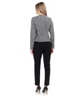 Tinuta eleganta cu sacou din bucle si pantaloni pana