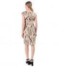 Rochie din jerse elastic cu animal print