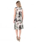 Rochie lejera din viscoza imprimata cu motive florale