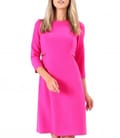 Rochie office evazata din stofa elastica