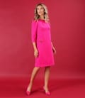 Rochie office evazata din stofa elastica
