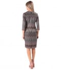 Rochie eleganta din stofa elastica cu fir de lurex