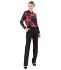 Bluza eleganta imprimata cu motive florale