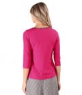 Bluza eleganta din jerse elastic cu maneci 3/4