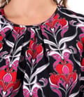 Bluza lejera din viscoza plina imprimata cu motive florale
