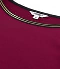 Bluza din jerse elastic cu maneci lungi
