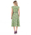 Rochie eleganta din viscoza imprimata cu motive florale