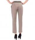 Pantaloni pana din stofa plina din tencel cu bumbac