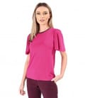 Bluza eleganta din jerse elastic cu maneci ample