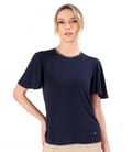Bluza eleganta din jerse elastic cu maneci ample