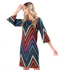 Rochie eleganta din stofa elastica cu fir de lurex