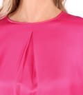 Bluza lejera din satin de viscoza uni