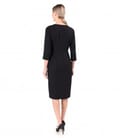 Rochie office din bucle cu viscoza si bumbac