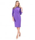 Rochie office din jerse elastic gros