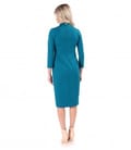 Rochie office din jerse elastic gros