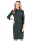 Rochie office din jerse elastic gros