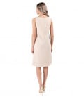 Rochie evazata tip sarafan din bucle cu viscoza si bumbac