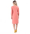 Rochie office evazata din stofa elastica cu viscoza