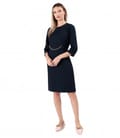 Rochie office din bucle cu viscoza si bumbac
