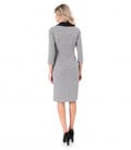 Rochie office din stofa elastica cu viscoza