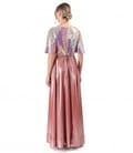 Rochie lunga de ocazie cu bust cu paiete