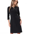 Rochie office evazata cu maneci 3/4
