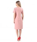 Rochie office cu cusatura decorativa la decolteu