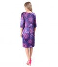 Rochie lejera din satin de viscoza imprimata cu motive paisley