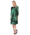 Rochie lejera din matase naturala imprimata cu motive paisley