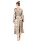 Rochie eleganta midi din viscoza satinata