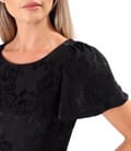 Rochie eleganta cu maneci ample scurte