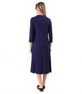 Rochie midi din jerse elastic de viscoza