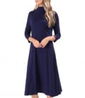 Rochie midi din jerse elastic de viscoza