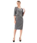 Rochie office din bucle cu bumbac
