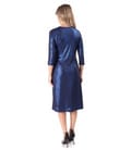 Rochie de seara din jerse elastic cu efect lucios