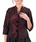 Sacou elegant din tafta usoara cu efect changeante