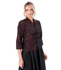 Sacou elegant din tafta usoara cu efect changeante